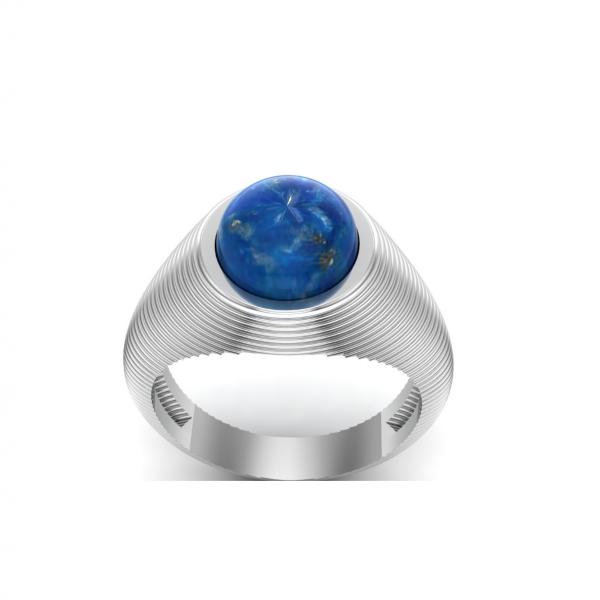 Bague lapis lazuli argent Maria